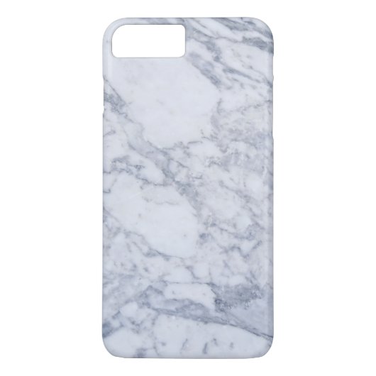 White Marble Pattern Phone Case (Achterkant)