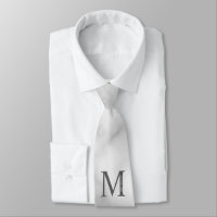 White Marble Persoonlijke Monogram en Naam