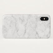 White Marble Print Case-Mate iPhone Case (Achterkant (horizontaal))