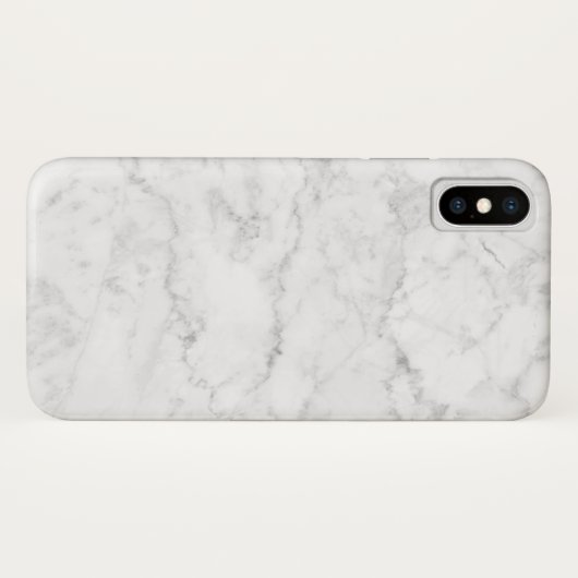White Marble Print Case-Mate iPhone Case (Achterkant (horizontaal))
