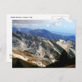 White Marble Quarries, Carrara - Italië Briefkaart (Voorkant / Achterkant)
