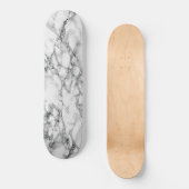 White Marble Skateboard (Voorkant)