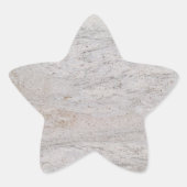 White marble Star Sticker (Voorkant)