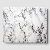 White marble Stone Black-accessoires Gastenboek (Achterkant)