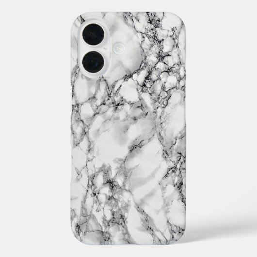 White marble Stone Case-Mate iPhone Case (Achterkant)
