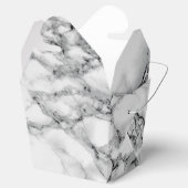 White marble Stone Favor Box Gift Bedankdoosjes (Geopend)