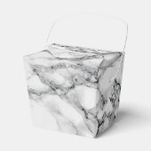 White marble Stone Favor Box Gift Bedankdoosjes (Voorkant Zijde)