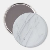 White marble Stone Magnet (Voorkant / Achterkant)