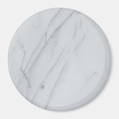 White marble Stone Magnet (Voorkant)