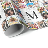 White marble Stone Pattern Cadeaupapier (Rol Hoek)