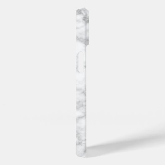 White Marble Stone Pattern Case-Mate iPhone Case (Achterkant / Rechts)