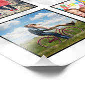 White marble Stone Pattern Foto Afdruk (Hoek)