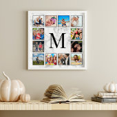 White marble Stone Pattern Foto Afdruk