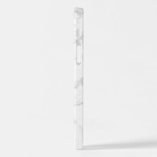 White marble Stone Pattern iPhone Hoesje (Linkerkant)