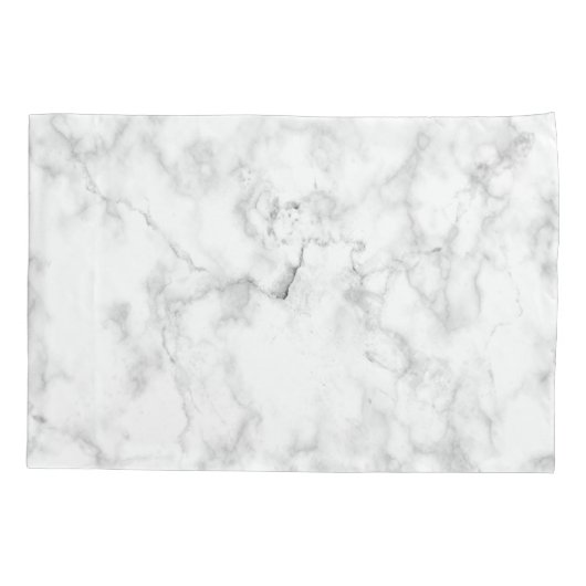 White marble Stone Pattern Kussensloop (Achterkant)