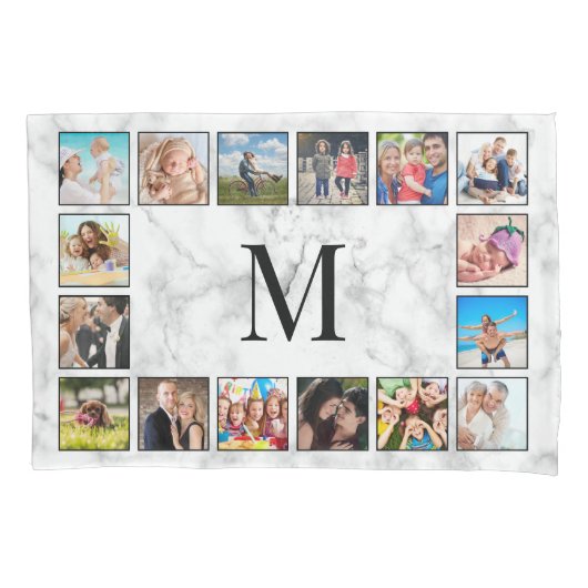 White marble Stone Pattern Kussensloop (Voorkant)