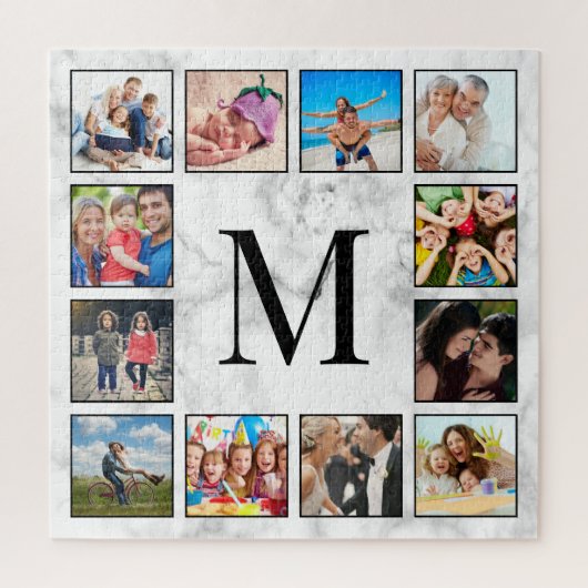 White marble Stone Pattern Legpuzzel (Verticaal)