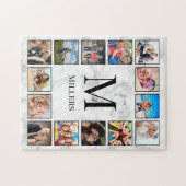 White marble Stone Pattern Legpuzzel (Horizontaal)