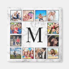 White marble Stone Pattern Magneet