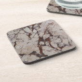 White marble Stone Pattern Onderzetter (Linkerzijde)