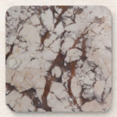 White marble Stone Pattern Onderzetter (Voorkant)