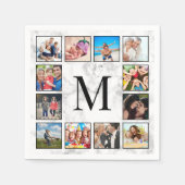 White marble Stone Pattern Servet (Voorkant)