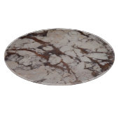 White marble Stone Pattern Snijplank (Hoek)