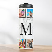 White marble Stone Pattern Thermosbeker