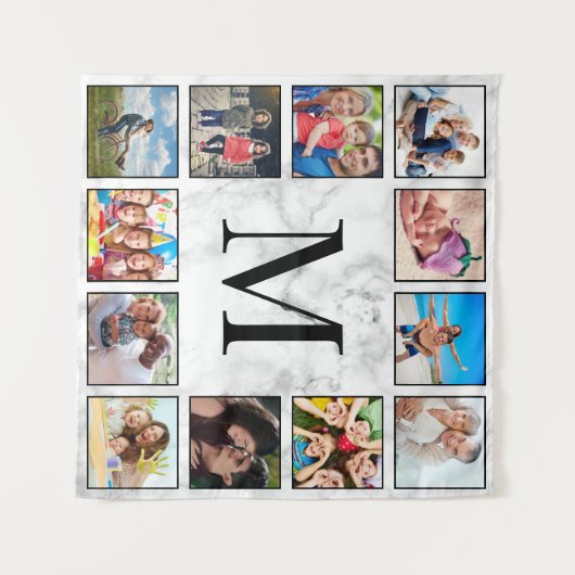 White marble Stone Pattern Wandkleed (Voorkant (horizontaal))