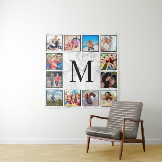 White marble Stone Pattern Wandkleed (In situ)