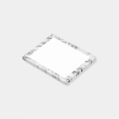 White marble Stone Post-it® Notes (Schuin)