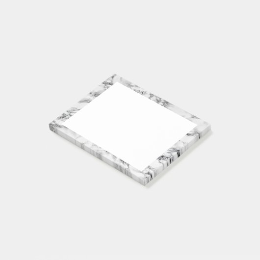 White marble Stone Post-it® Notes (Schuin)