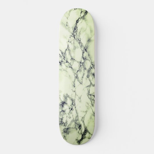 White marble Stone Skateboard (Voorkant)