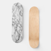 White marble Stone Skateboard (Voorkant)