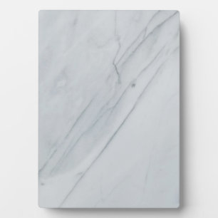 White marble Stone Tabletop Plaque met Easel Fotoplaat