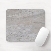 White marble Swirled Mousepad Muismat (Met muis)
