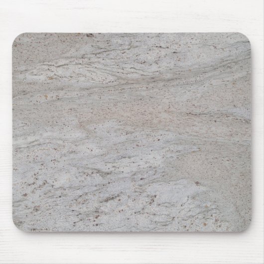 White marble Swirled Mousepad Muismat (Voorkant)