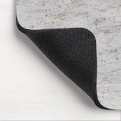 White marble Swirled Mousepad Muismat (Hoek)