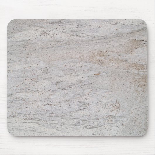 White marble Swirled Mousepad Muismat (Voorkant)