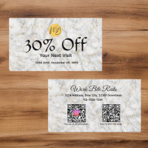 White Marble Texture Restaurant QR Code Menu en