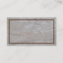 White marble Textured Visitekaartje