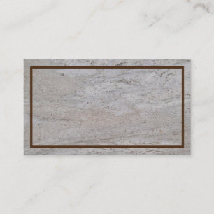 White marble Textured Visitekaartje