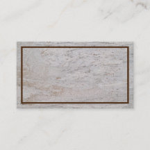 White marble Textured Visitekaartje