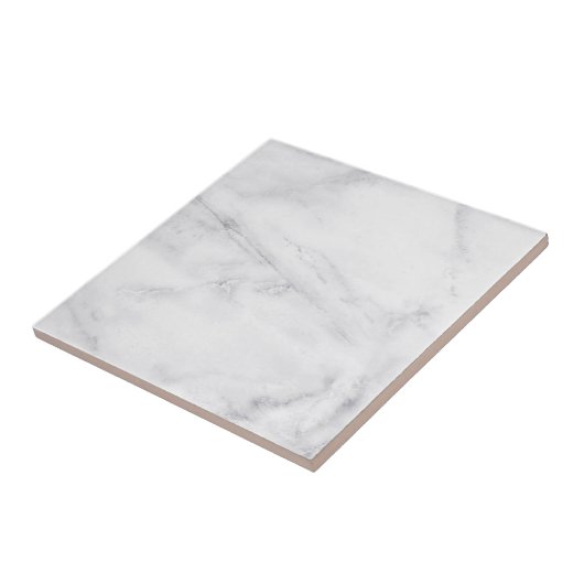 White marble Tile Tegeltje (Zijkant)