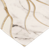 White Marble Tree of Life Abstract Korte Tafelloper (Hoek)