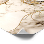 White Marble Tree of Life Abstract Poster (Hoek)