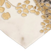 White Marble Tree of Life Abstract Tafelkleed (Gekanteld)