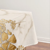 White Marble Tree of Life Abstract Tafelkleed (Voorbeeld)