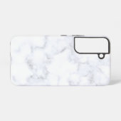 White Marble Trendy Samsung Galaxy Hoesje (Achterkant horizontaal)