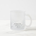 White marble Wedding Bridal Baby shower Name Favor Matglas Koffiemok<br><div class="desc">Creëer uw unieke persoonlijke gave met deze elegante en minimalistische witte, doorzichtige, vooraf ingeblikte sjabloon voor de Mok van glazen koffie. Schrijf jouw naam, bridesmaïde naam, groomsmanaam, oudernaam of een aangepaste tekst en je viering: bruiloft, Vrijgezellenfeest, Baby shower, Birthday, Sewwt 16, Baptisme, First Community of enige speciale gelegenheid. Deze aanpasbare...</div>